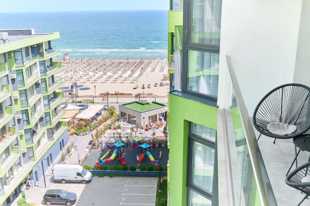 Rainbow Sea View Apartment Spa N Pool Resort - Parking 马马亚 外观 照片